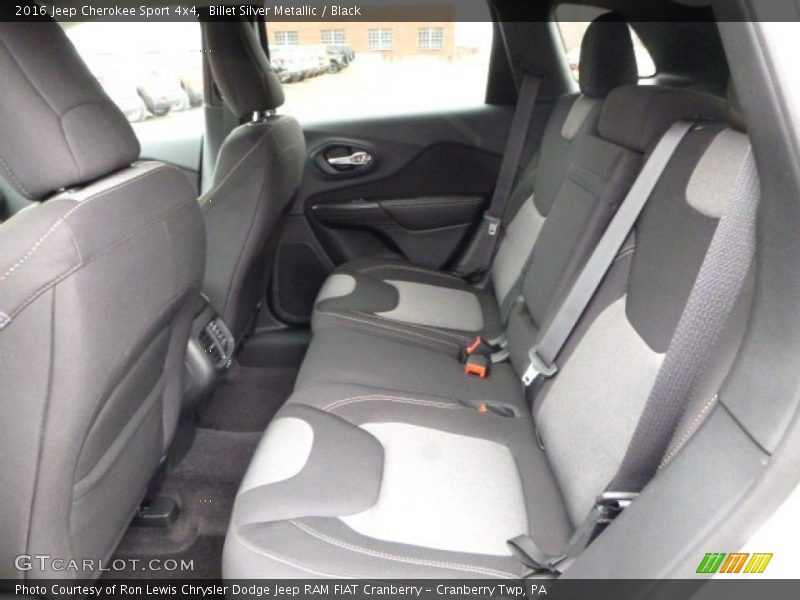 Rear Seat of 2016 Cherokee Sport 4x4