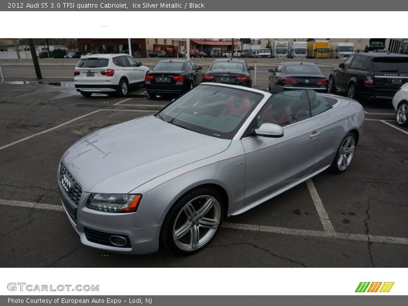 Ice Silver Metallic / Black 2012 Audi S5 3.0 TFSI quattro Cabriolet
