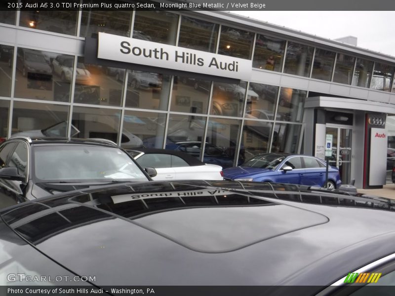 Moonlight Blue Metallic / Velvet Beige 2015 Audi A6 3.0 TDI Premium Plus quattro Sedan