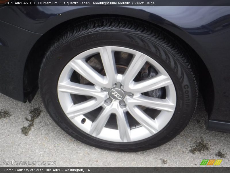 Moonlight Blue Metallic / Velvet Beige 2015 Audi A6 3.0 TDI Premium Plus quattro Sedan