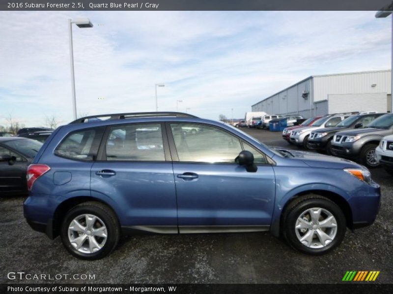 Quartz Blue Pearl / Gray 2016 Subaru Forester 2.5i