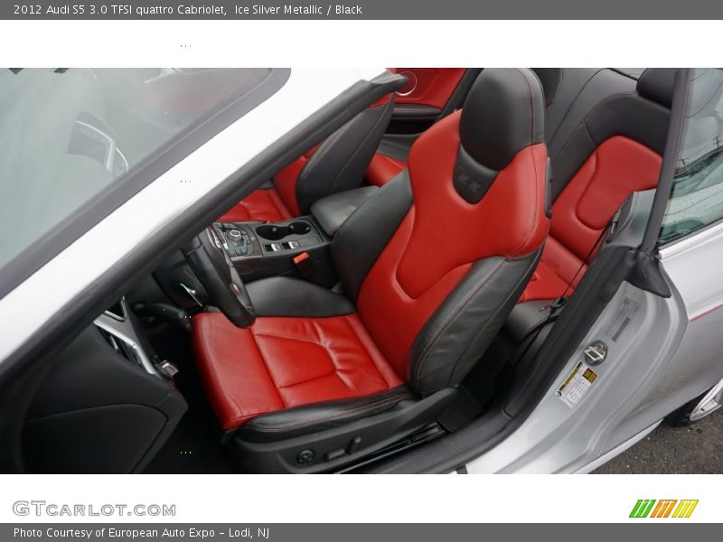 Ice Silver Metallic / Black 2012 Audi S5 3.0 TFSI quattro Cabriolet
