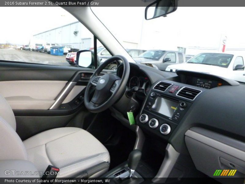 Quartz Blue Pearl / Gray 2016 Subaru Forester 2.5i