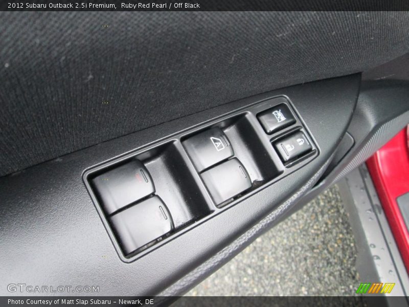 Ruby Red Pearl / Off Black 2012 Subaru Outback 2.5i Premium
