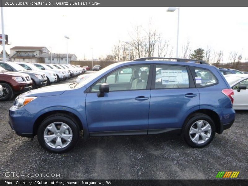 Quartz Blue Pearl / Gray 2016 Subaru Forester 2.5i