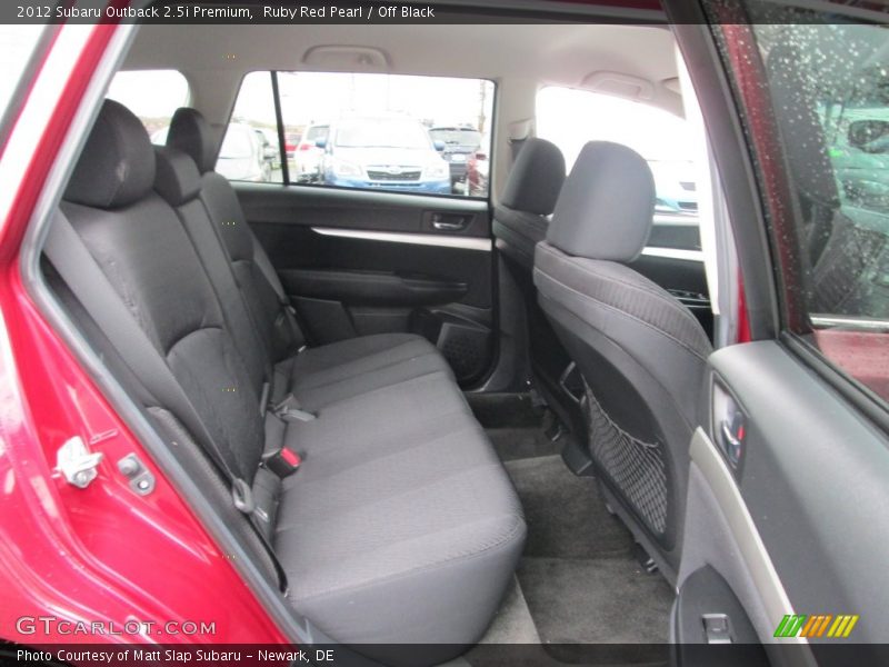 Ruby Red Pearl / Off Black 2012 Subaru Outback 2.5i Premium