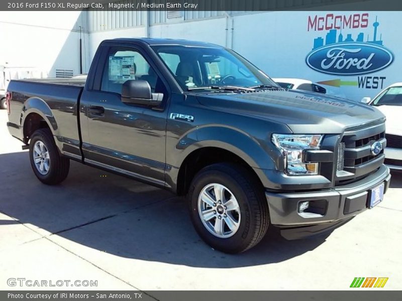 Magnetic / Medium Earth Gray 2016 Ford F150 XL Regular Cab