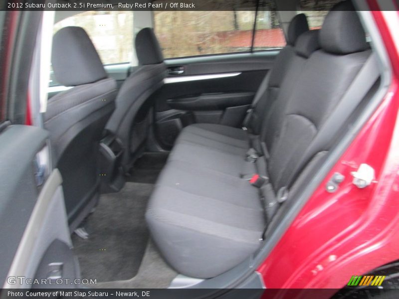 Ruby Red Pearl / Off Black 2012 Subaru Outback 2.5i Premium
