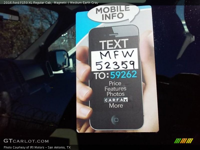 Magnetic / Medium Earth Gray 2016 Ford F150 XL Regular Cab