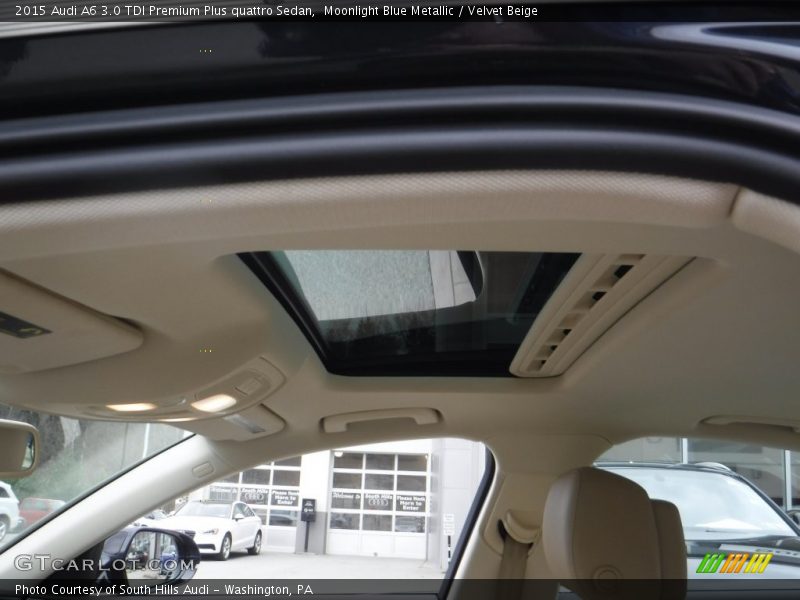 Moonlight Blue Metallic / Velvet Beige 2015 Audi A6 3.0 TDI Premium Plus quattro Sedan
