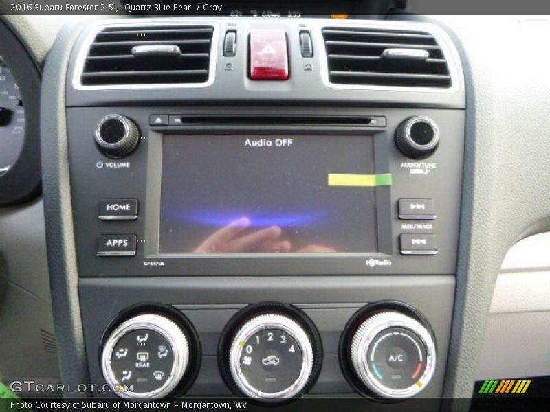 Quartz Blue Pearl / Gray 2016 Subaru Forester 2.5i