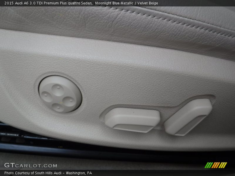 Moonlight Blue Metallic / Velvet Beige 2015 Audi A6 3.0 TDI Premium Plus quattro Sedan