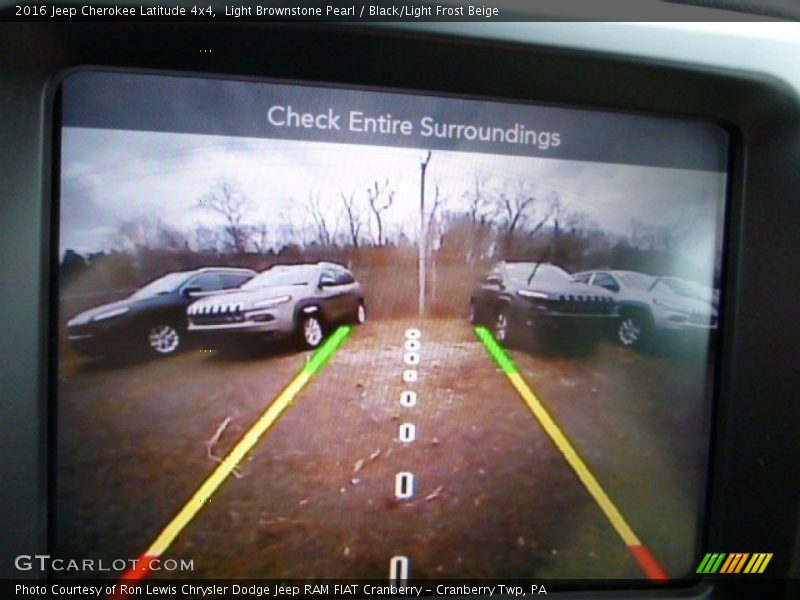 Light Brownstone Pearl / Black/Light Frost Beige 2016 Jeep Cherokee Latitude 4x4