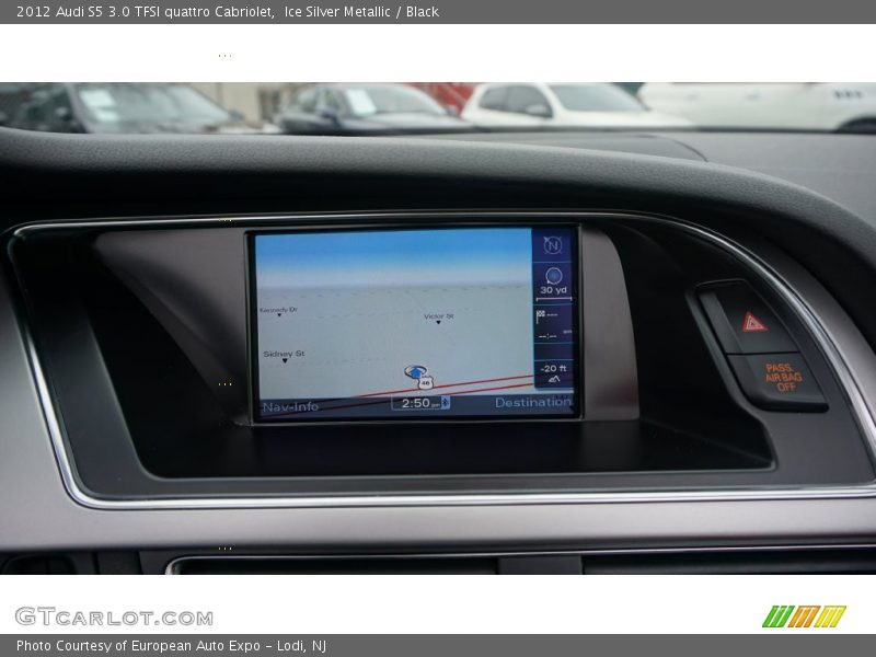 Ice Silver Metallic / Black 2012 Audi S5 3.0 TFSI quattro Cabriolet