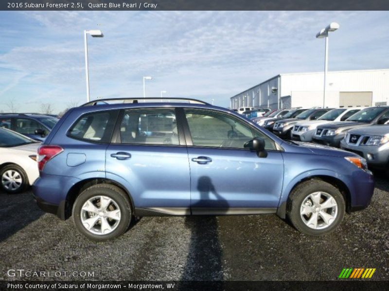 Quartz Blue Pearl / Gray 2016 Subaru Forester 2.5i