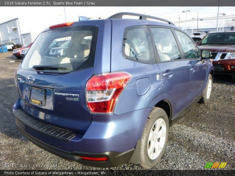 Quartz Blue Pearl / Gray 2016 Subaru Forester 2.5i