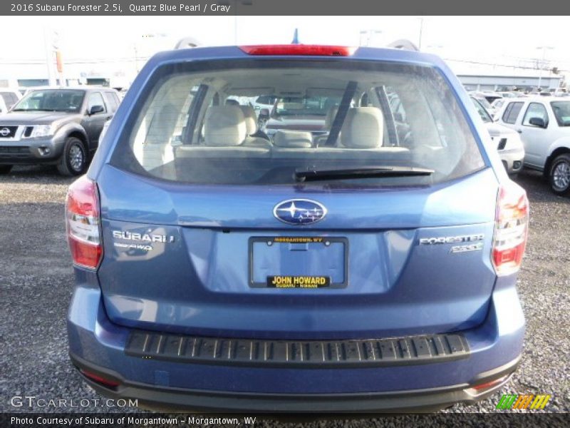 Quartz Blue Pearl / Gray 2016 Subaru Forester 2.5i