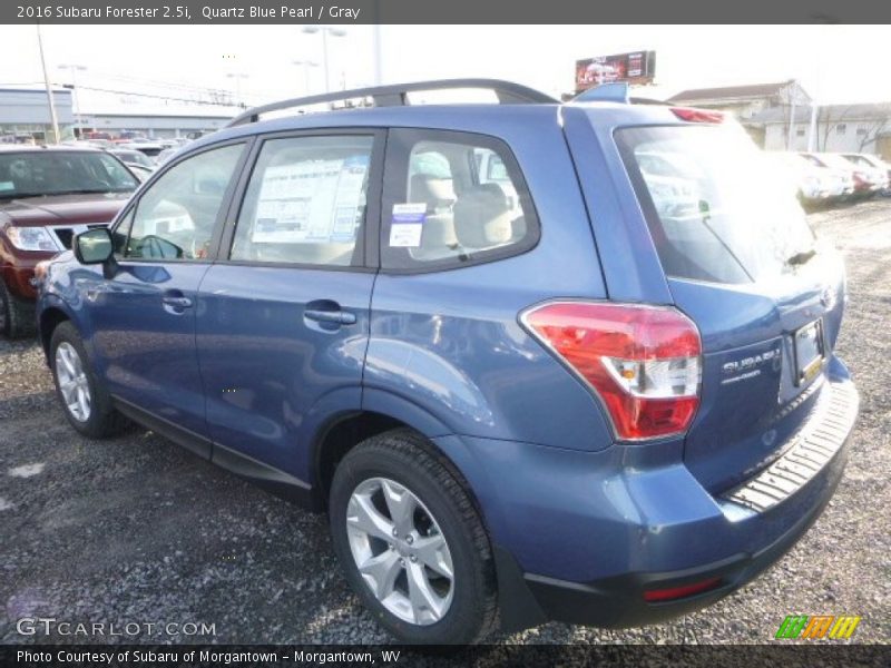 Quartz Blue Pearl / Gray 2016 Subaru Forester 2.5i