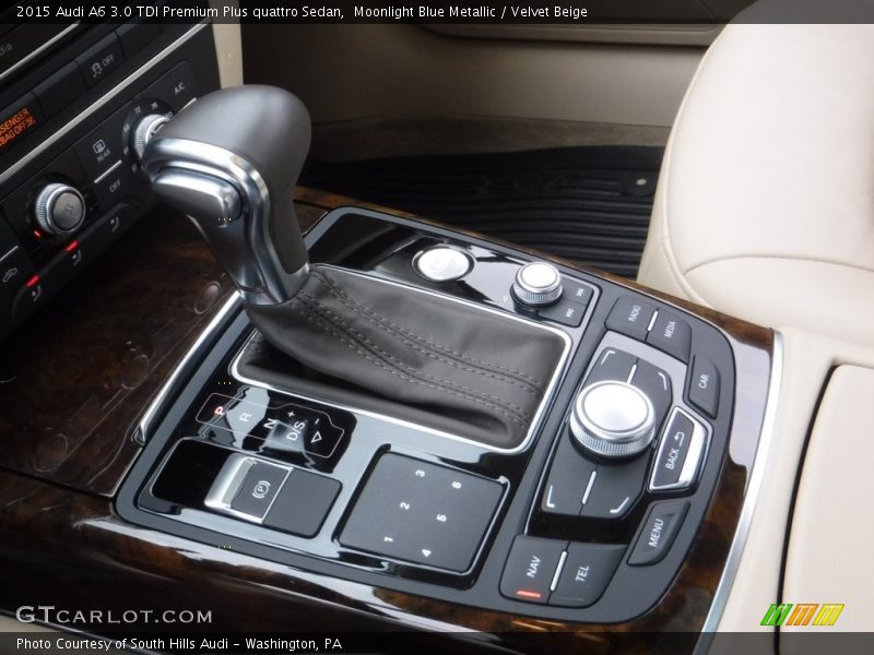 Moonlight Blue Metallic / Velvet Beige 2015 Audi A6 3.0 TDI Premium Plus quattro Sedan
