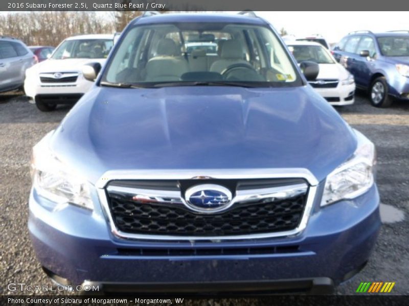 Quartz Blue Pearl / Gray 2016 Subaru Forester 2.5i