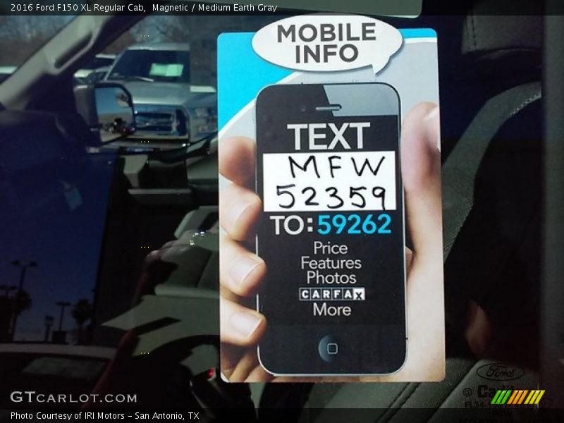 Magnetic / Medium Earth Gray 2016 Ford F150 XL Regular Cab