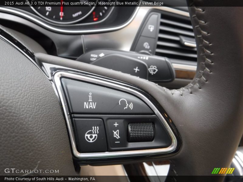 Moonlight Blue Metallic / Velvet Beige 2015 Audi A6 3.0 TDI Premium Plus quattro Sedan