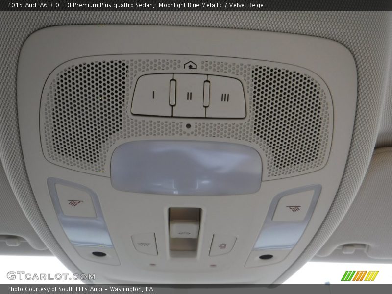 Moonlight Blue Metallic / Velvet Beige 2015 Audi A6 3.0 TDI Premium Plus quattro Sedan