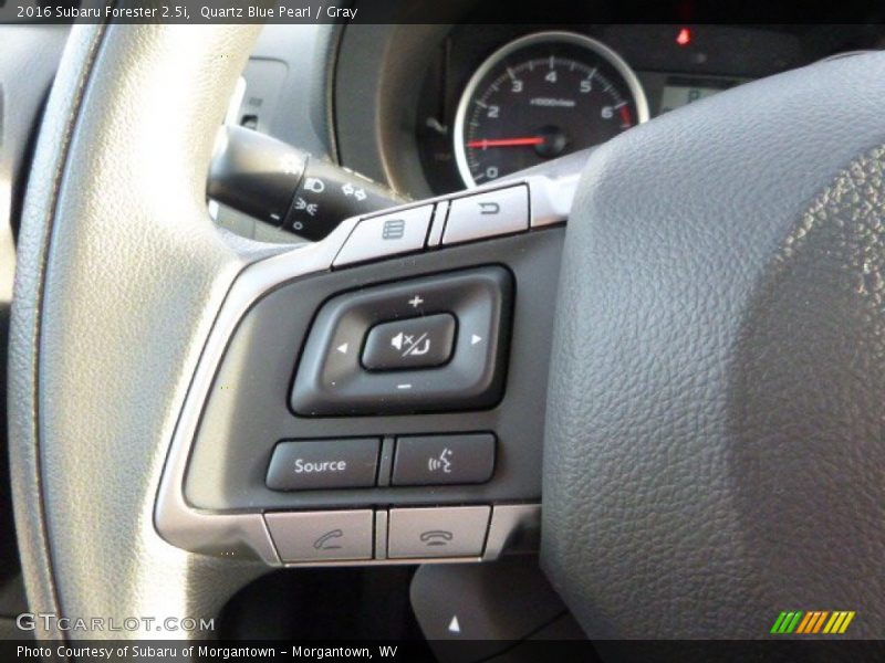 Quartz Blue Pearl / Gray 2016 Subaru Forester 2.5i