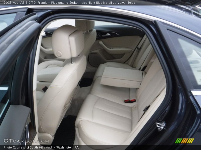 Moonlight Blue Metallic / Velvet Beige 2015 Audi A6 3.0 TDI Premium Plus quattro Sedan