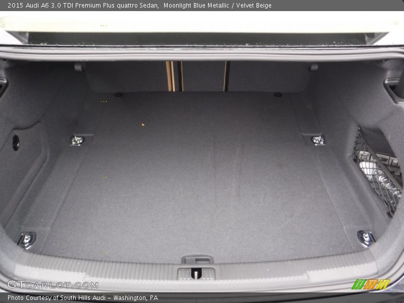 Moonlight Blue Metallic / Velvet Beige 2015 Audi A6 3.0 TDI Premium Plus quattro Sedan