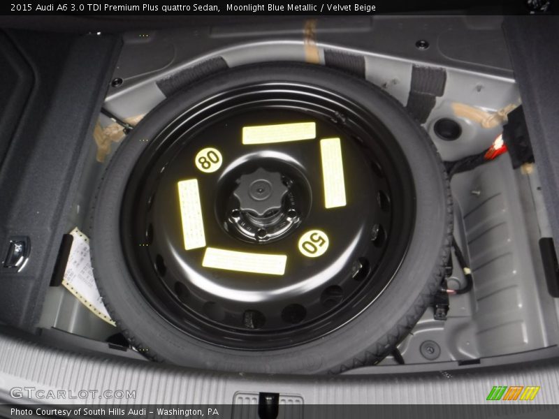 Moonlight Blue Metallic / Velvet Beige 2015 Audi A6 3.0 TDI Premium Plus quattro Sedan