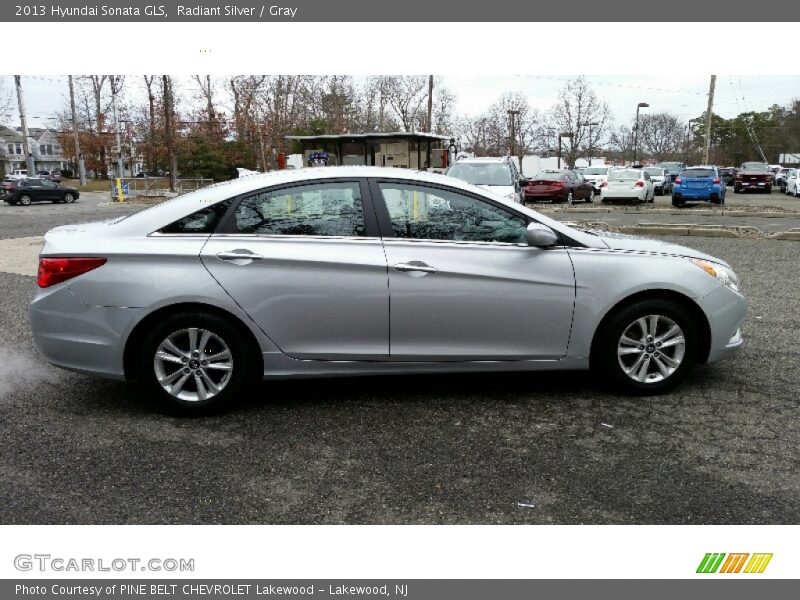 Radiant Silver / Gray 2013 Hyundai Sonata GLS