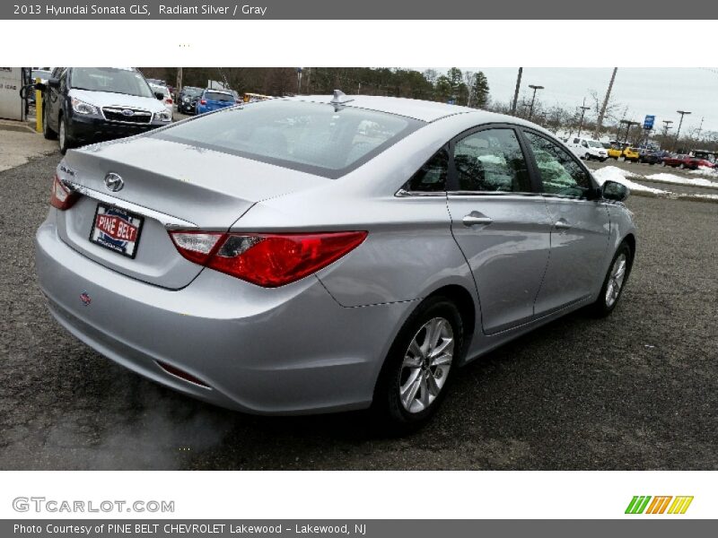 Radiant Silver / Gray 2013 Hyundai Sonata GLS