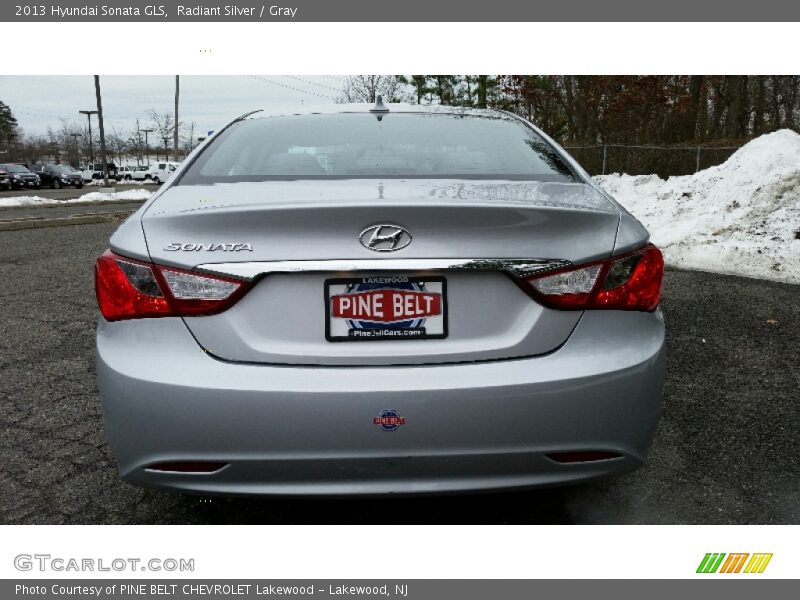 Radiant Silver / Gray 2013 Hyundai Sonata GLS