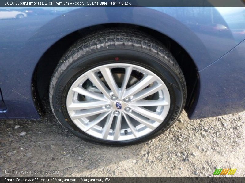 Quartz Blue Pearl / Black 2016 Subaru Impreza 2.0i Premium 4-door