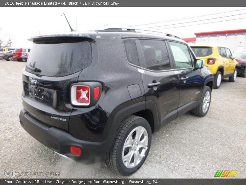 Black / Bark Brown/Ski Grey 2016 Jeep Renegade Limited 4x4