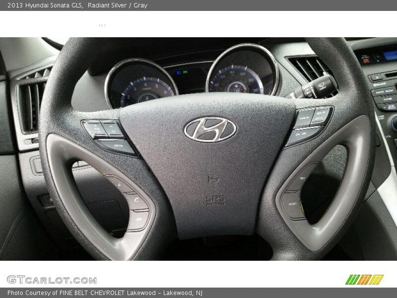 Radiant Silver / Gray 2013 Hyundai Sonata GLS