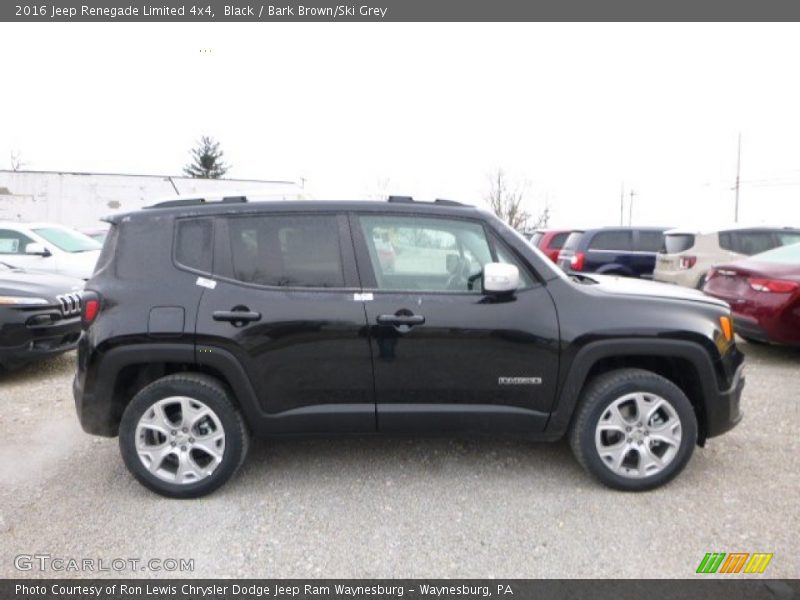 Black / Bark Brown/Ski Grey 2016 Jeep Renegade Limited 4x4