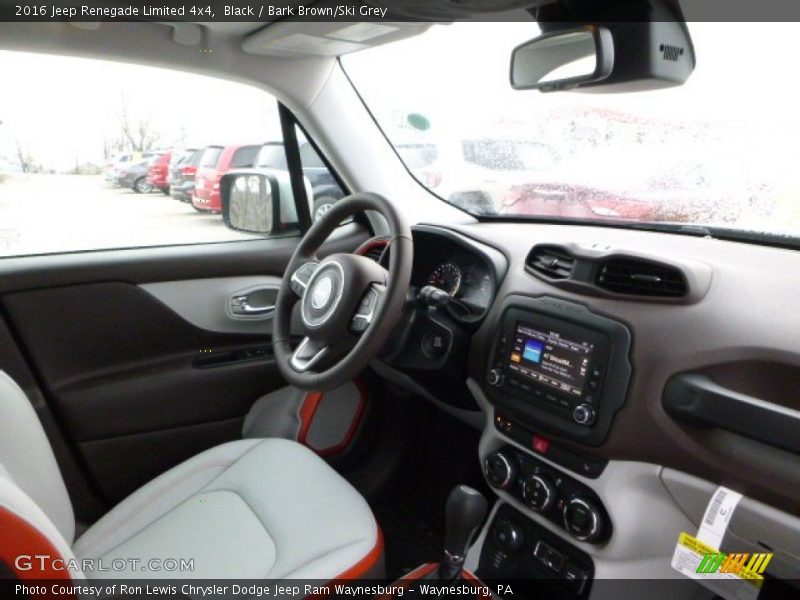Black / Bark Brown/Ski Grey 2016 Jeep Renegade Limited 4x4