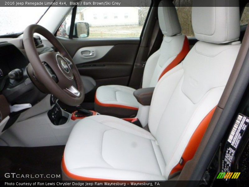 Black / Bark Brown/Ski Grey 2016 Jeep Renegade Limited 4x4