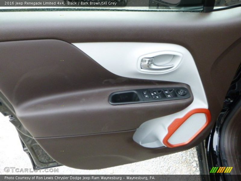 Black / Bark Brown/Ski Grey 2016 Jeep Renegade Limited 4x4