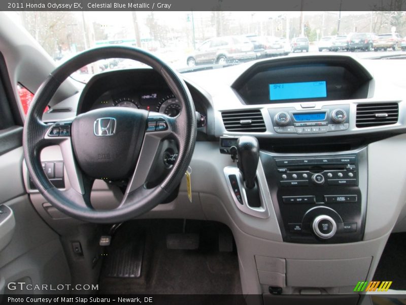 Celestial Blue Metallic / Gray 2011 Honda Odyssey EX