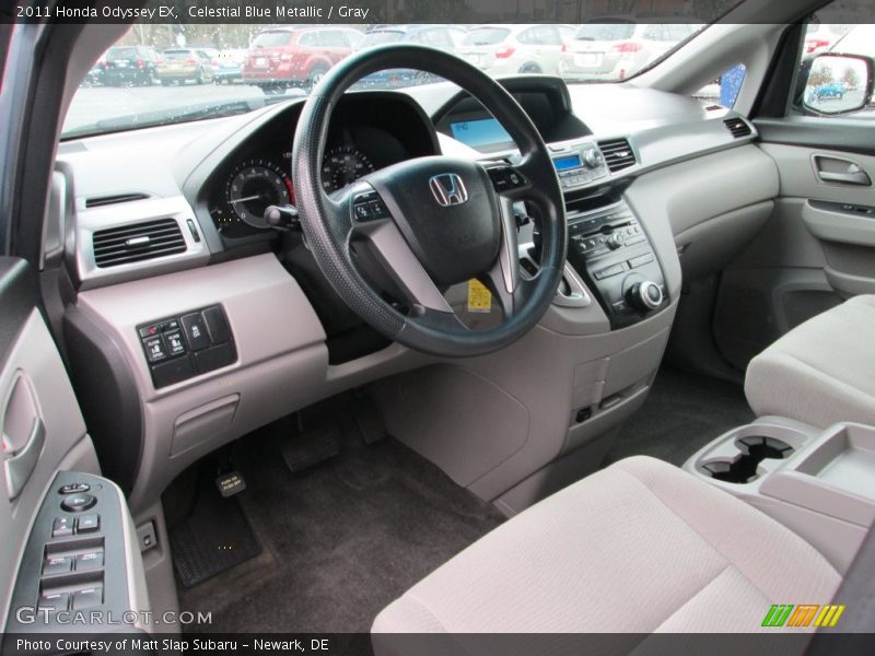 Celestial Blue Metallic / Gray 2011 Honda Odyssey EX