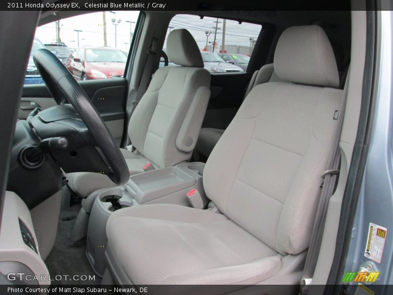 Celestial Blue Metallic / Gray 2011 Honda Odyssey EX