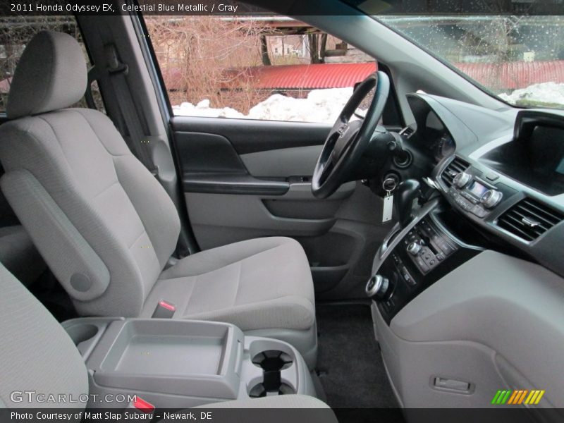 Celestial Blue Metallic / Gray 2011 Honda Odyssey EX