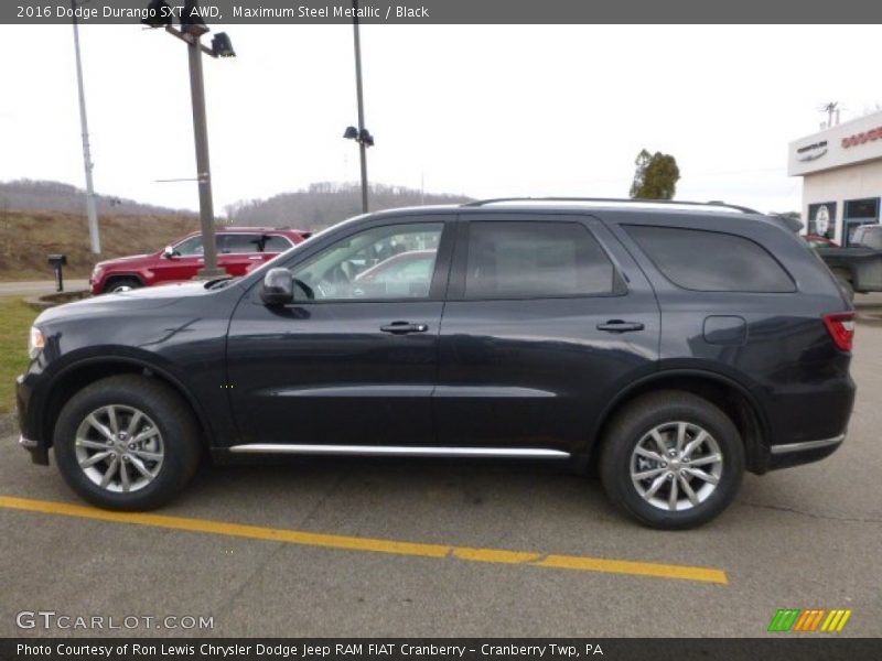 Maximum Steel Metallic / Black 2016 Dodge Durango SXT AWD