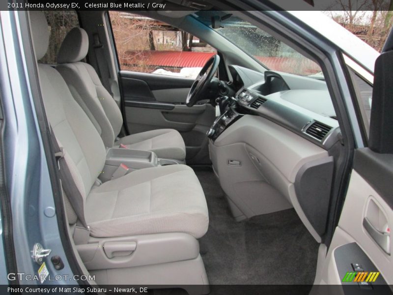Celestial Blue Metallic / Gray 2011 Honda Odyssey EX