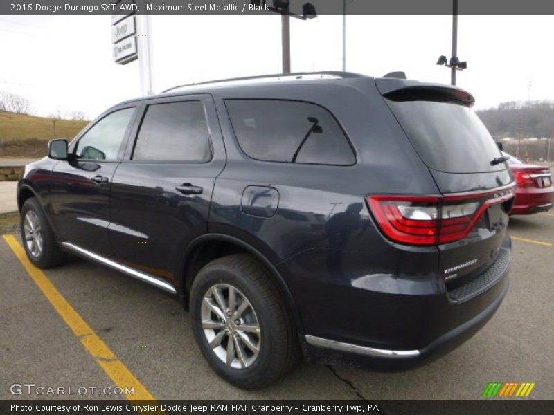 Maximum Steel Metallic / Black 2016 Dodge Durango SXT AWD