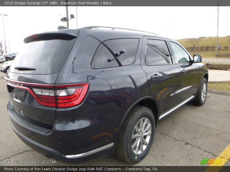Maximum Steel Metallic / Black 2016 Dodge Durango SXT AWD