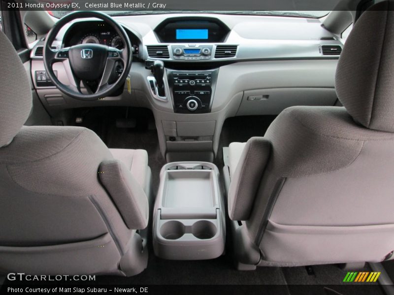 Celestial Blue Metallic / Gray 2011 Honda Odyssey EX